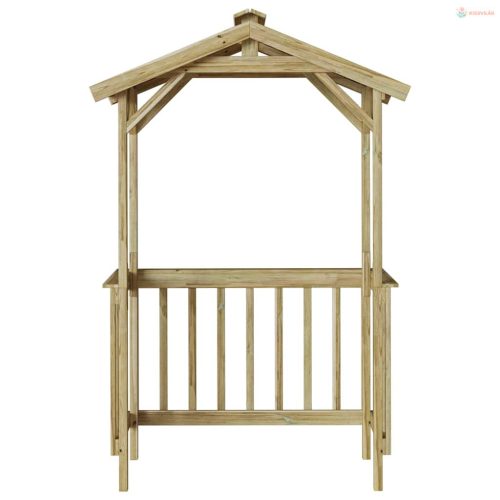 Grillsátor 133,5 x 63 x 200 cm Impregnált fenyőfa