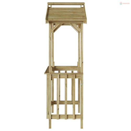 Grillsátor 133,5 x 63 x 200 cm Impregnált fenyőfa