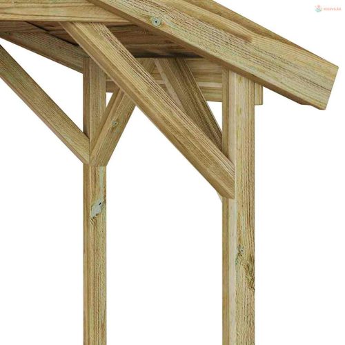 Grillsátor 133,5 x 63 x 200 cm Impregnált fenyőfa