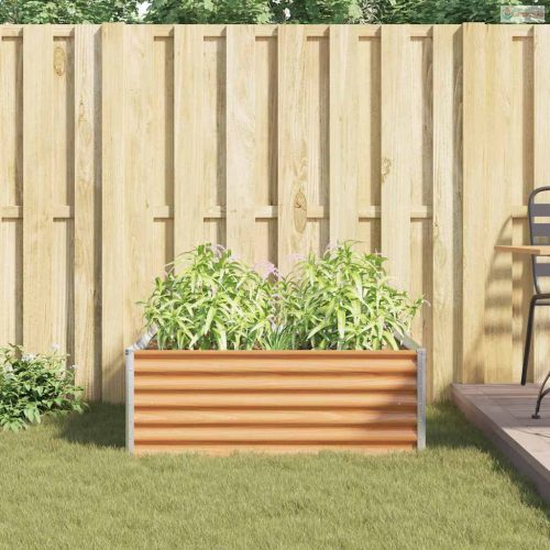 Kerti magaságyás 98 x 100 x 36 cm Horganyzott acél