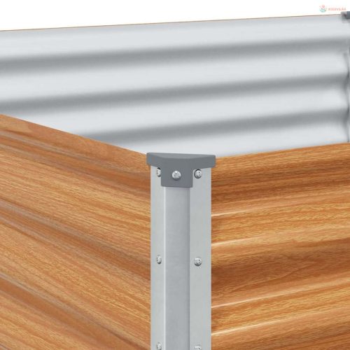 Kerti magaságyás 98 x 100 x 36 cm Horganyzott acél