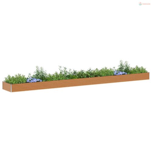 Kerti magaságyás 775 x 100 x 36 cm Horganyzott acél