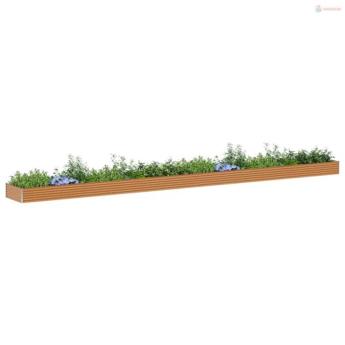 Kerti magaságyás 970 x 100 x 36 cm Horganyzott acél