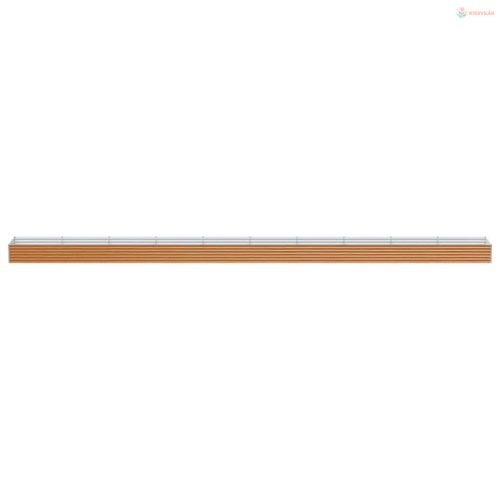 Kerti magaságyás 970 x 100 x 36 cm Horganyzott acél