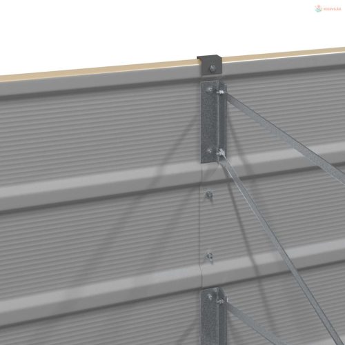 Növénytartó Ívó 320 x 80 x 45 cm Acél