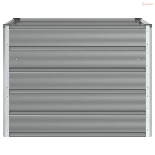 Növénytartó Világosszürke 100 x 100 x 75 cm Acél