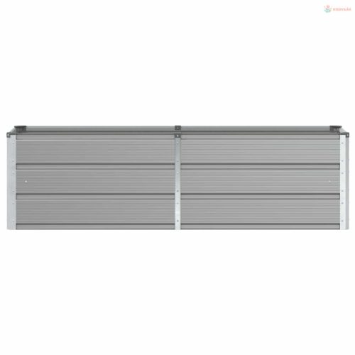 Növénytartó Világosszürke 160 x 40 x 45 cm Acél