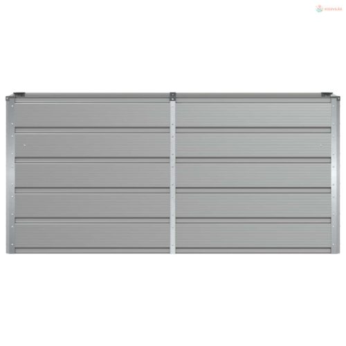 Növénytartó Világosszürke 160 x 40 x 75 cm Acél