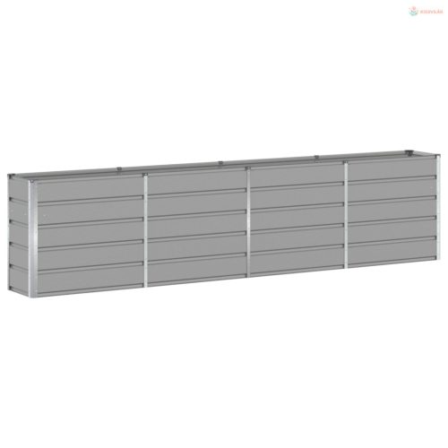 Növénytartó Világosszürke 320 x 40 x 75 cm Acél