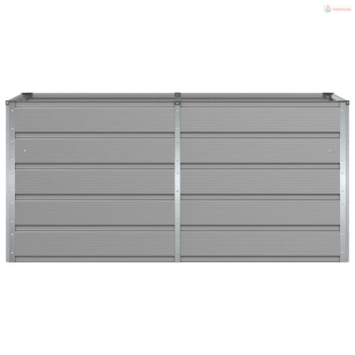 Növénytartó Világosszürke 160 x 80 x 75 cm Acél