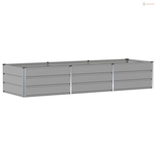 Növénytartó Világosszürke 240 x 80 x 45 cm Acél