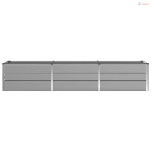 Növénytartó Világosszürke 240 x 80 x 45 cm Acél