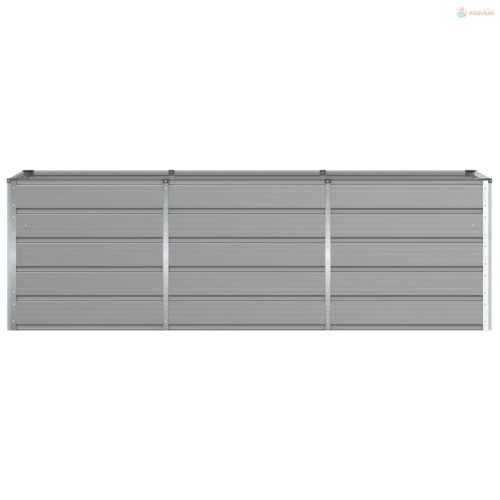 Növénytartó Világosszürke 240 x 80 x 75 cm Acél