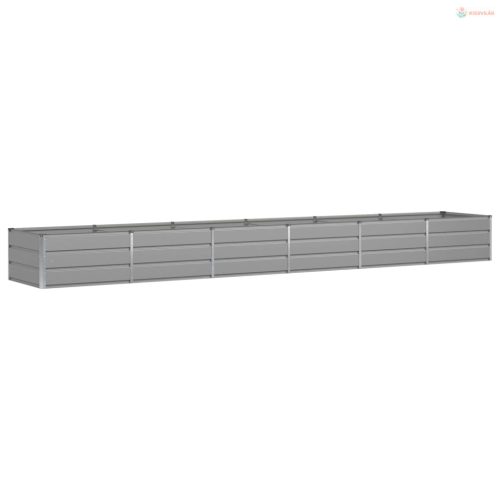 Növénytartó Világosszürke 480 x 80 x 45 cm Acél