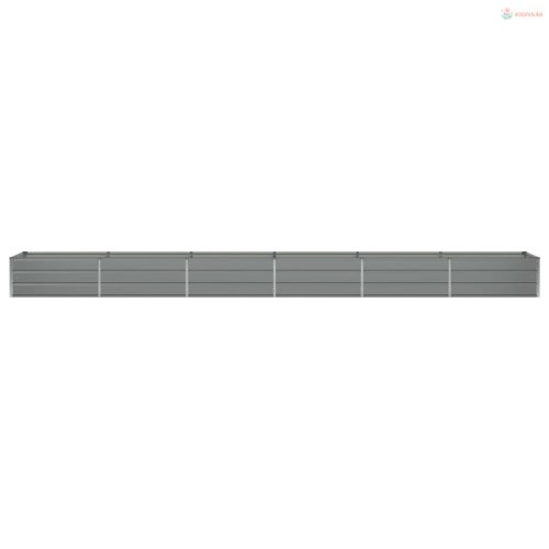 Növénytartó Világosszürke 600 x 80 x 45 cm Acél