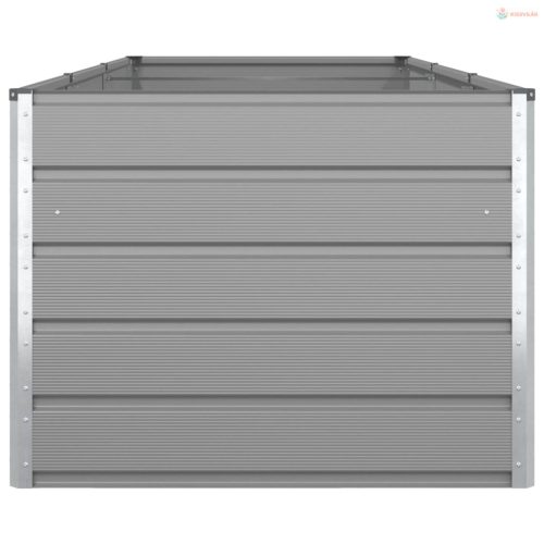 Növénytartó Világosszürke 290 x 100 x 75 cm Horganyzott acél