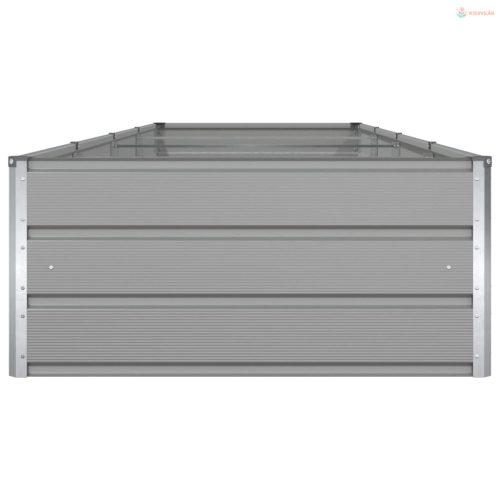 Növénytartó Világosszürke 385 x 100 x 45 cm Horganyzott acél