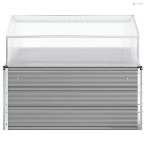 Növénytartó Világosszürke 100 x 100 x 77 cm Horganyzott acél