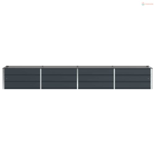 Növénytartó Antracit 320 x 80 x 45 cm Acél