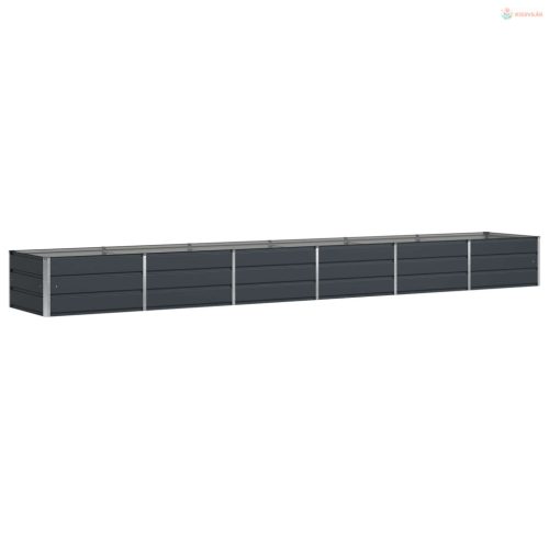 Növénytartó Antracit 480 x 80 x 45 cm Acél