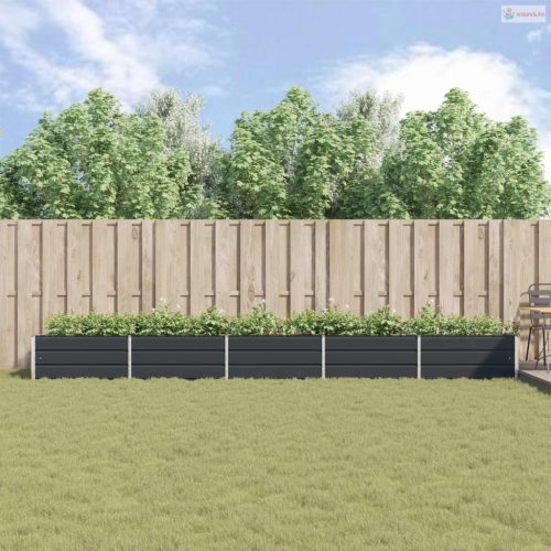 Növénytartó Antracit 480 x 100 x 45 cm Horganyzott acél