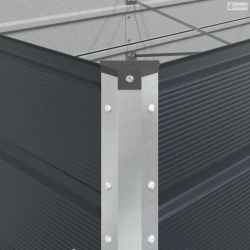 Növénytartó Antracit 480 x 100 x 45 cm Horganyzott acél