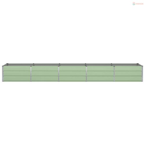 Növénytartó Zöld 400 x 80 x 45 cm Acél