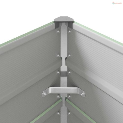 Növénytartó Pasztell Zöld 290 x 100 x 75 cm Horganyzott acél