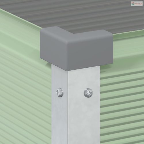 Növénytartó Pasztell Zöld 100 x 45 x 90 cm Horganyzott acél