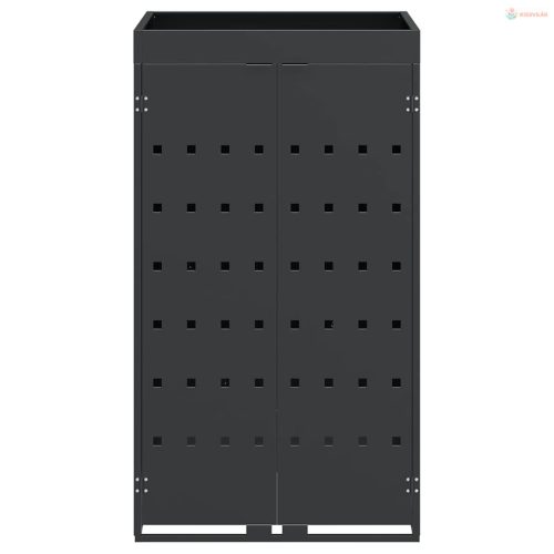 Kukás Tároló Virágzó Tetővel Egyszemélyes 240L Kukához Antracit