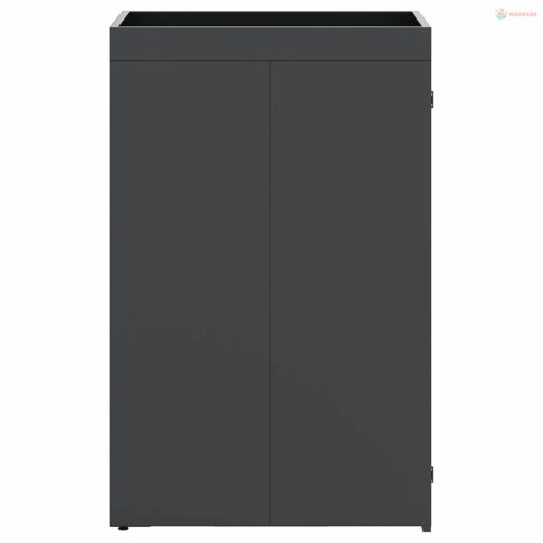 Kukás Tároló Virágzó Tetővel Egyszemélyes 240L Kukához Antracit