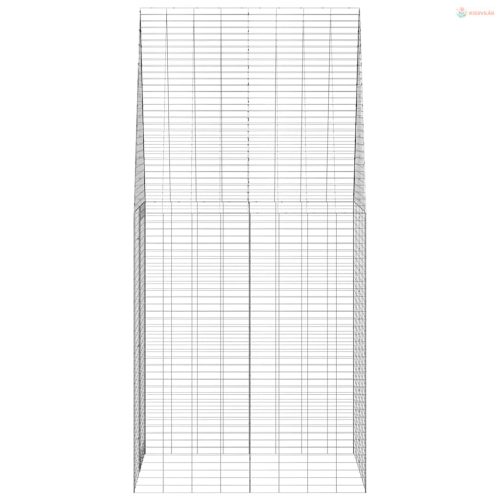 Nyúl Ketrec Ezüst 100 x 100 x 210 cm Horganyzott acél
