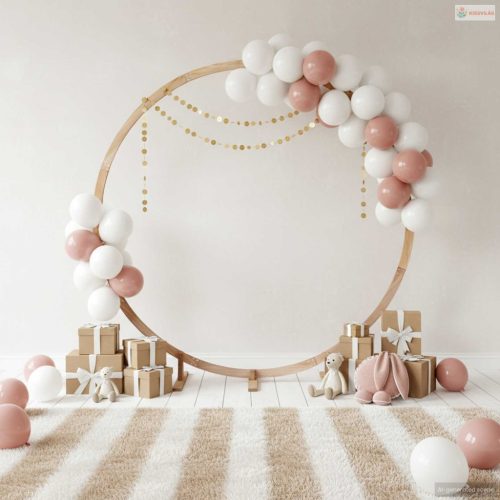 Esküvői Ív Világos Barna 224 x 80 x 220 cm Tömör fenyőfa