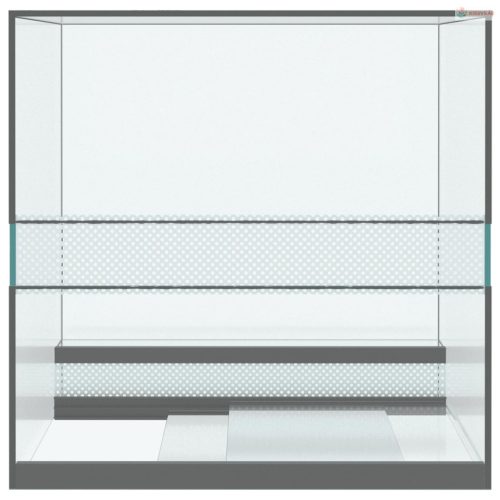 Terrárium tárolóval Átlátszó 30 x 30 x 30 cm Üveg