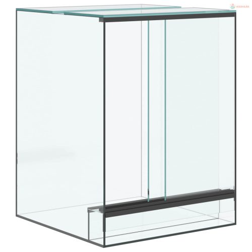 Terrárium tárolóval Átlátszó 30 x 30 x 40 cm Üveg