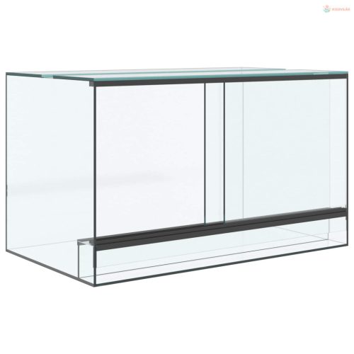 Terrárium tárolóval Átlátszó 50 x 30 x 30 cm Üveg