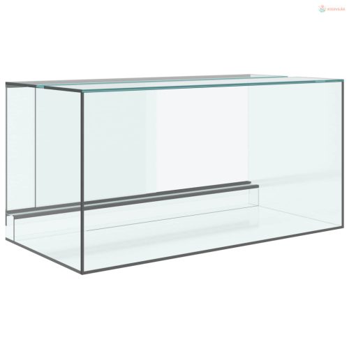 Terrárium tárolóval Átlátszó 80 x 40 x 40 cm Üveg