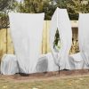 Fagy Elleni Növény Gyapjú Fedők 5 pcs Fehér 1,8 x 1,2 m