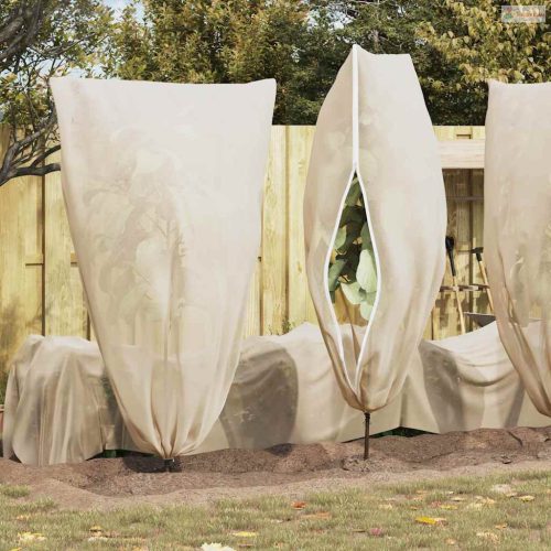 Fagy Elleni Növény Gyapjú Fedők 5 pcs Bézs 1,55 x 1 m