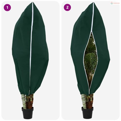 Fagy Elleni Növény Gyapjú Fedők 5 pcs Zöld 1,55 x 1,55 m