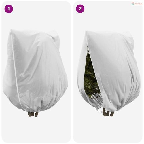 Fagy Elleni Növény Gyapjú Fedők 3 pcs Fehér 3,5 x 3,93 m