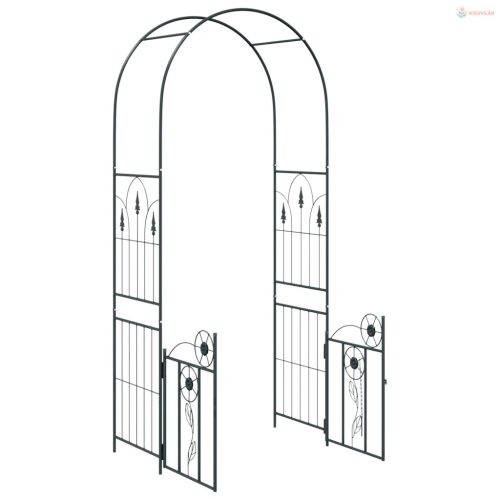 Kerti Ív zárral Fekete 102 x 50 x 218 cm