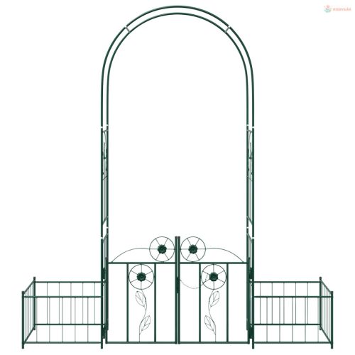 Kerti Ív zárral Zöld 203 x 50 x 218 cm