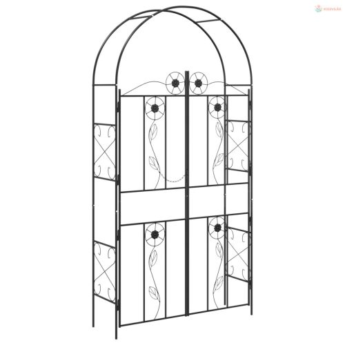 Kerti Ív Egyszínű Fekete 115 x 37 x 226 cm