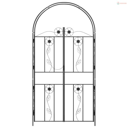 Kerti Ív Egyszínű Fekete 115 x 37 x 226 cm