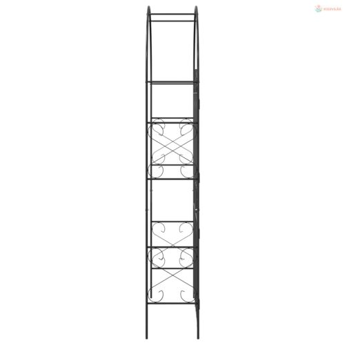 Kerti Ív Egyszínű Fekete 115 x 37 x 226 cm