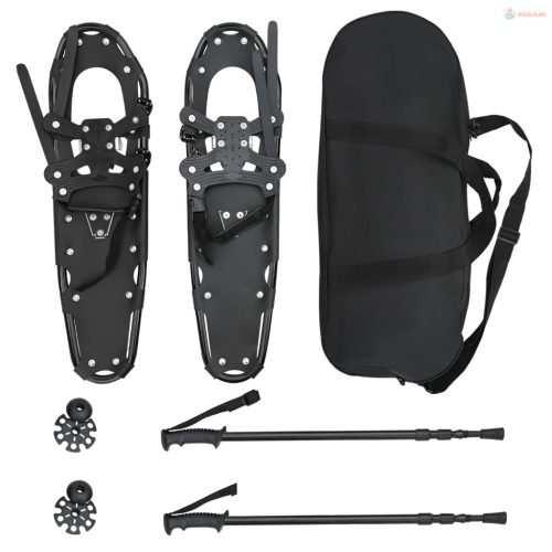 3 az 1-ben hólánc túrabotokkal Fekete 78,5 x 22 cm