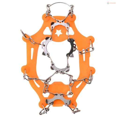 Jégcsipkék cipőkhez 10 tüskével Narancssárga S