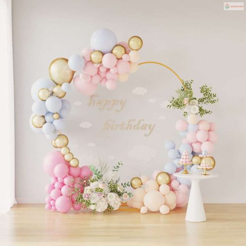 Esküvői Ív Arany 195 x 35 x 211 cm Acél