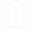 Esküvői Ív 3 pcs Fehér Acél